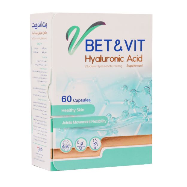 کپسول بت اند ویت هیالورونیک اسید فاران شیمی 60 عدد - Faran Shimi Bet And Vit Hyaluronic Acid 60 Capsules