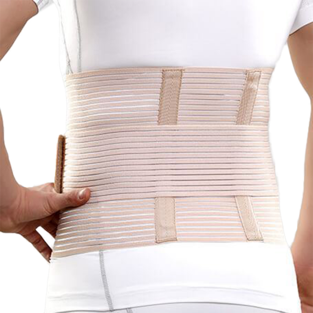 شکم بند آتل دار ممتاز پاک سمن کد ۱۳۸ - Paksaman Superior Elastic Abdominal Support (With Bar) Code 138