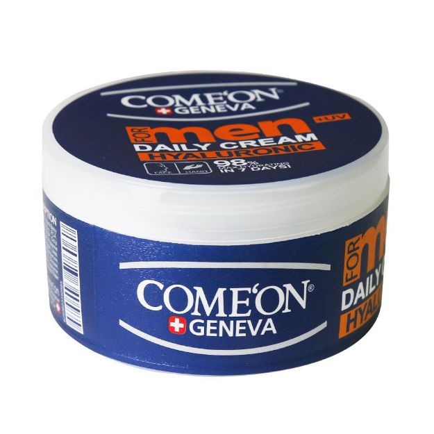 کرم مرطوب کننده کاسه ای مردانه کامان حاوی هیالورونیک اسید 240 میلی لیتر - Comeon Daily Cream For Men 240 ml