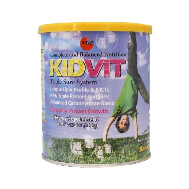 شیر خشک کیدویت ویتاپی مناسب 2 تا 13 سالگی 300 گرم - Kidvit Milk Powder 300 gr