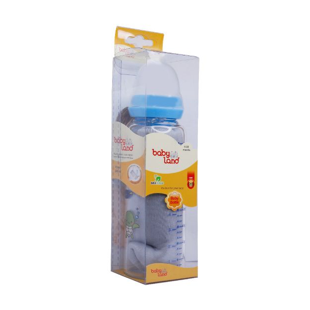 شیرخوری پیرکس بیبی لند کد 519 مناسب 6 الی 18 ماه 240 میلی لیتر - Baby land Baby Bottle Code 519 For 6-18 Months 240ml