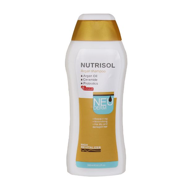 شامپو مو آرگان نوتریسل نئودرم 300 میلی لیتر - Neuderm Nutrisol Argan Shampoo 300 ml