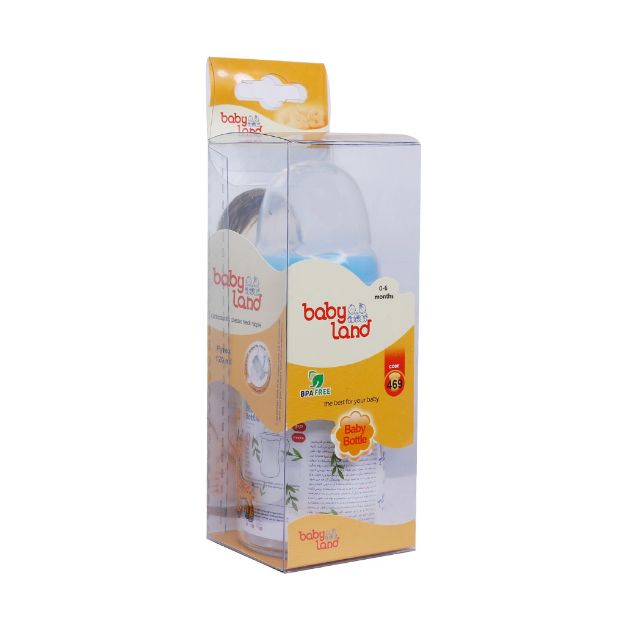 شیرخوری پیرکس بیبی لند کد 517 مناسب نوزادان از بدو تولد تا 6 ماهگی حجم 120 میلی لیتر - Babyland Anti colic Orthodontic Wide Neck Nipple 300ml