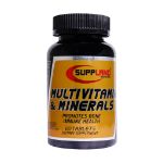 قرص مولتی ویتامین و مینرال ساپلند نوتریشن 60 عدد - Suppland Nutrition Multivitamin & Minerals 60 Tabs