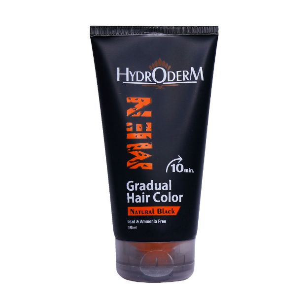 کرم رنگ موی تدریجی آقایان هیدرودرم 150 میلی لیتر - Hydroderm Gradual Hair Color for Men 150 ml