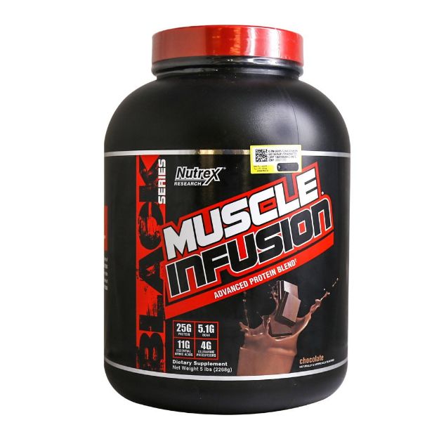 پروتئین ترکیبی ماسل اینفیوژن نوترکس سری بلک 2268 گرم - Nutrex Powder muscle infusion 2268 g