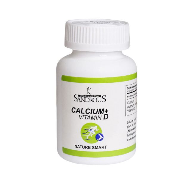 قرص کلسیم و ویتامین D سندروس 60 عدد - Sandrous Calcium and Vitamin D 60 Tablets