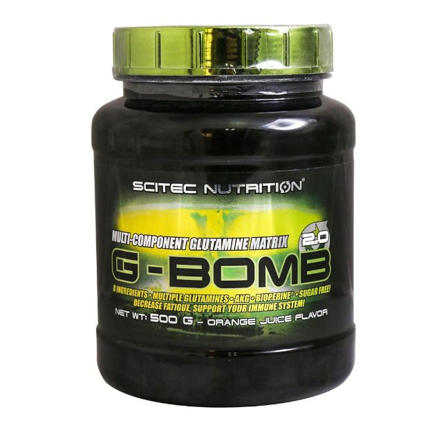 پودر گلوتامین جی بمب سایتک نوتریشن 500 گرم - Scitec Nutrition G-Bomb 500 g