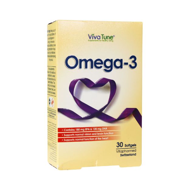 کپسول نرم ژلاتینی امگا 3 ویواتیون 30 عدد - Viva Tune Omega3 softgels 30 capsules