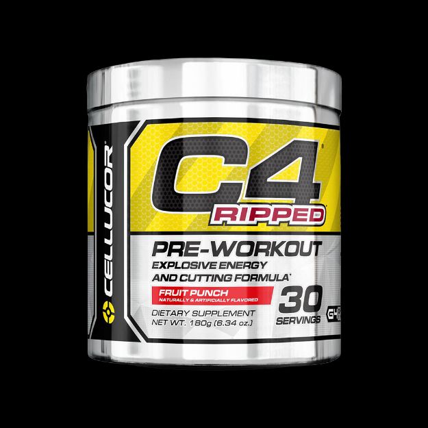 پمپ سی فور (C4) ریپد سلوکور ۱۸۰ گرم - Pump Cellucor C4 Ripped Pre-Workout 30 Serving 180 g