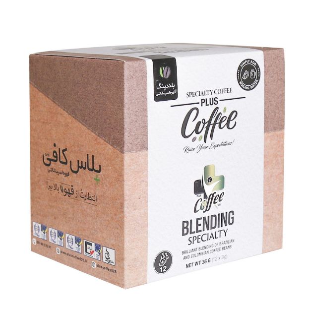 قهوه بلندینگ پلاس کافی 12 عدد - Plus Coffee Blending Coffee 12 sachets