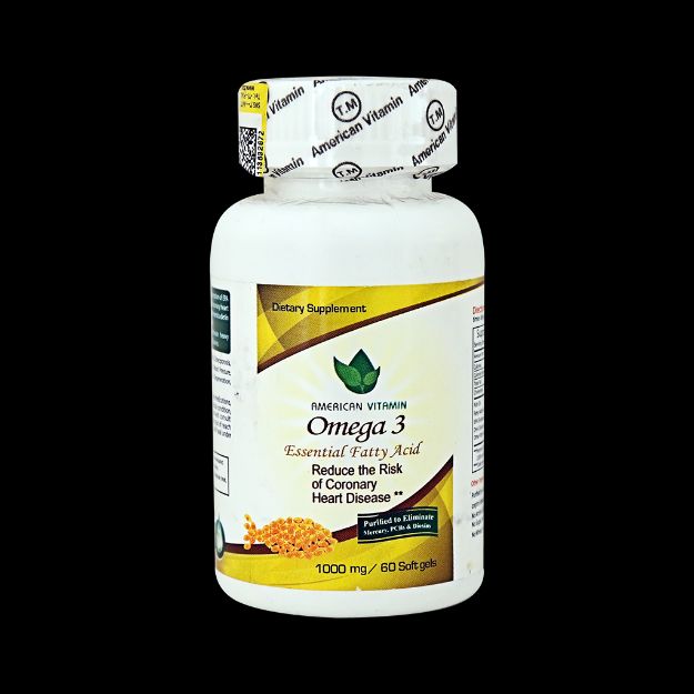 کپسول نرم امگا 3 آمریکن ویتامین 60 عدد - American Vitamin Omega 3 60 Softgel