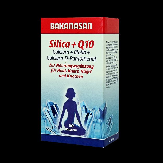 کپسول سیلیکا و کیوتن باکاناسان ۶۰ عددی - Bakanasan silica + Q10 60 Caps