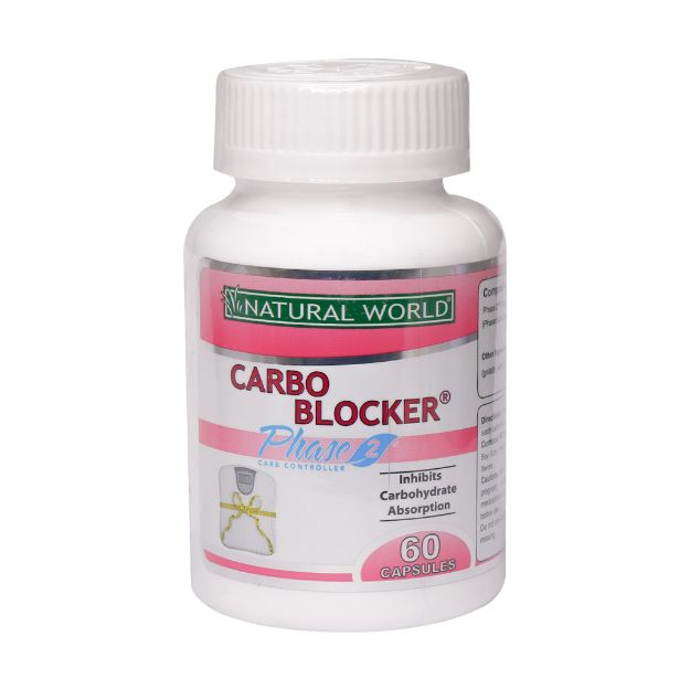 کپسول کربو بلاکر نچرال ورلد - Natural World Carbo Blocker Caps