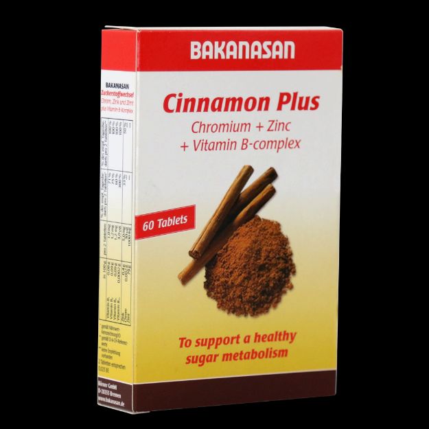 قرص سینامون پلاس باکاناسان ۶۰ عددی - bakanasan Cinnamon plus 60 tabs