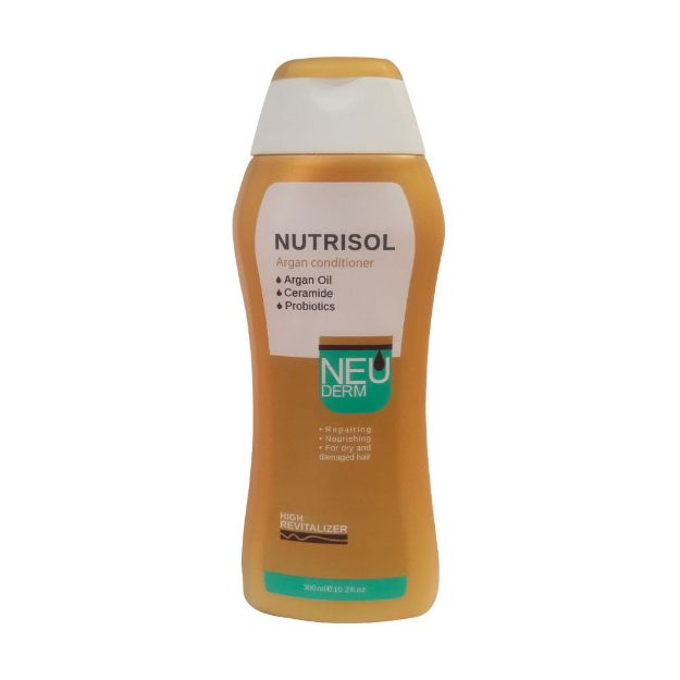 نرم کننده مو آرگان نوتریسل نئودرم 300 میلی لیتر - Neuderm Nutrisol Argan Conditioner 300 Ml