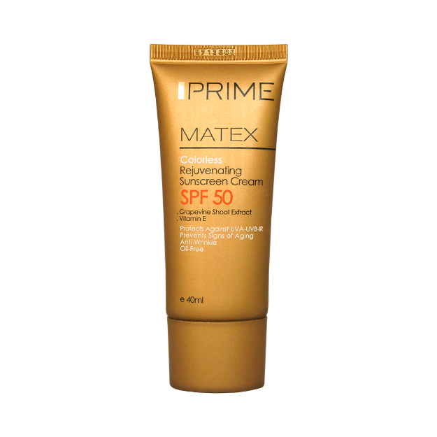 کرم ضد آفتاب جوان کننده پریم SPF50 حجم ۴۰ میلی لیتر - Prime Rejuvenating Sunscreen Cream SPF50 40 ml