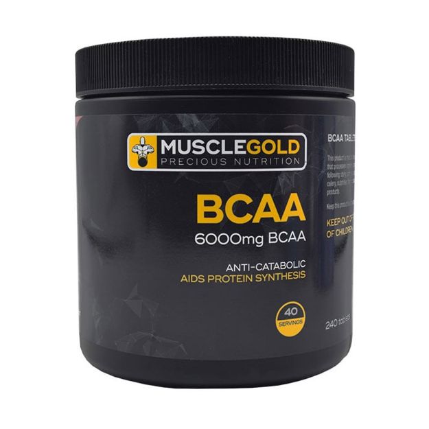 قرص بی سی ای ای 6000 ماسل گلد 240 عدد - MUSCLEGOLD BCAA 6000 240 Tabs