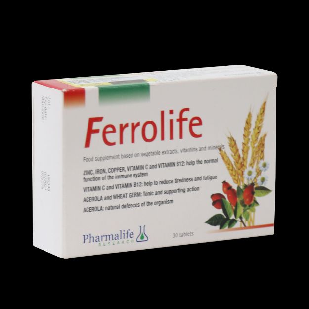 قرص فرولایف فارمالایف جهت درمان کم خونی ۳۰ عدد - Pharmalife Ferrolife 30 Tabs