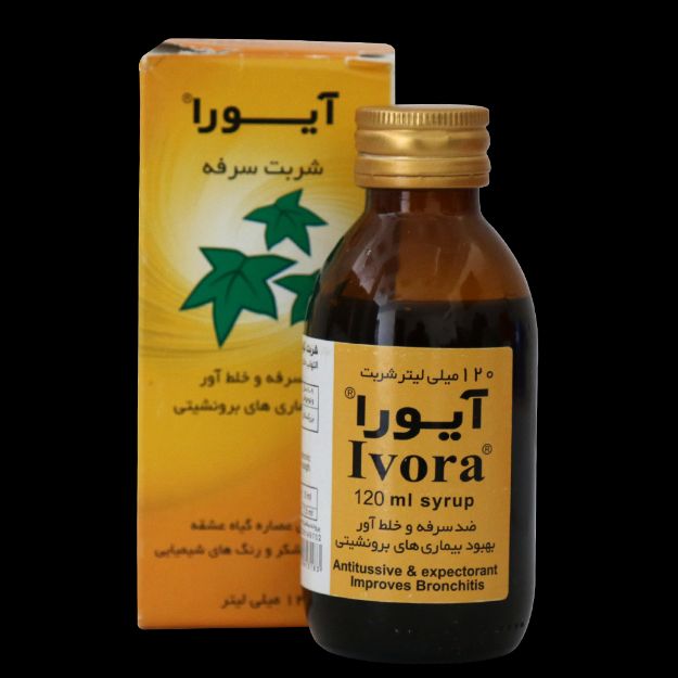 شربت سرفه آیورا اهورا دارو ۱۲۰ میلی لیتر - Ahura Darou Ivora Cough Syrup 120 ml