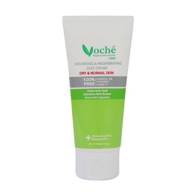 کرم آبرسان مخصوص پوست های خشک و معمولی وچه 60 میلی لیتر - Voche Hydrating Regenerating Silky Dry & Normal Skin Cream 60 ml