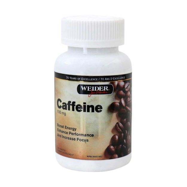 قرص کافئین 100 میلی گرم ویدر 200 عدد - Weider Caffeine 100 mg 200 Tab