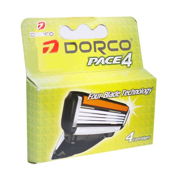 تیغ یدک دورکو مدل Pace 4 بسته 4 عدد - Dorco Pace 4 Razor Blades 4 Pics