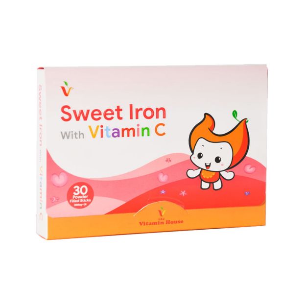 سوییت آیرون با ویتامین C ویتامین هاوس ۳۰ ساشه - Vitamin House Sweet Iron With Vitamin C 30 Sachet