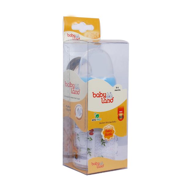 شیشه شیر پیرکس بیبی لند کد 469 مناسب نوزادان از بدو تولد تا 6 ماهگی 120 میلی لیتر - Baby Land Bottle Of Milk Code 469 for 0 to 6 month kids 120 ml