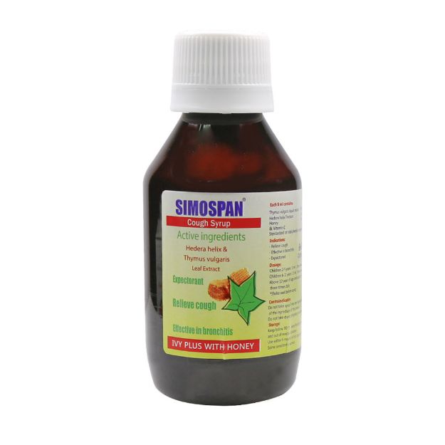 شربت سیموسپان سیمرغ دارو ۱۲۰ میلی لیتر - Simorgh Daru Simospan Cough Syrup 120 ml