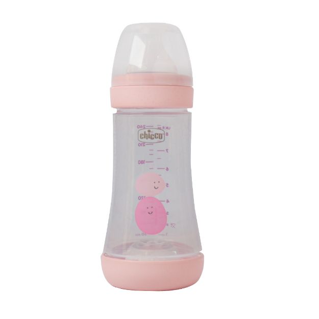 شیشه شیر ضد نفخ پرفکت 5 چیکو مناسب نوزادان بالای 2 ماه 240 میلی لیتر - Chicco Perfect 5 Breast Feeding Bottles For up 2 Monthly 240 ML