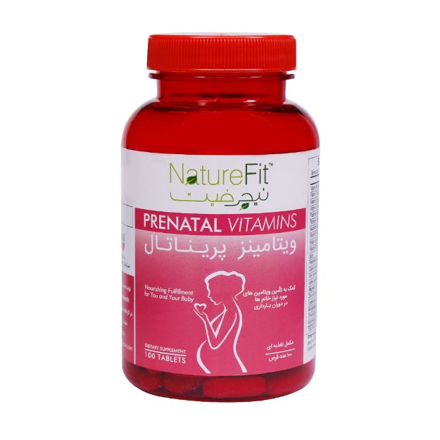 قرص پریناتال ویتامینز نیچرفیت 100 عدد - Nature Fit Prenatal Vitamins 100 Tables