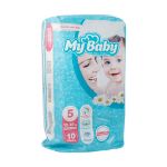 پوشک سایز ۵ مای بی بی (۱۲ تا ۲۰ کیلوگرم) حاوی عصاره بابونه - My Baby Size 5 Baby Diaper With Chamomile Extract