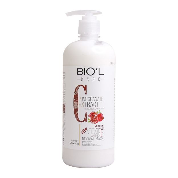 ماسک مو بیول حاوی عصاره انار 800 میلی لیتر - Bio’l Hair Mask with Pomegranate Extract 800 ml