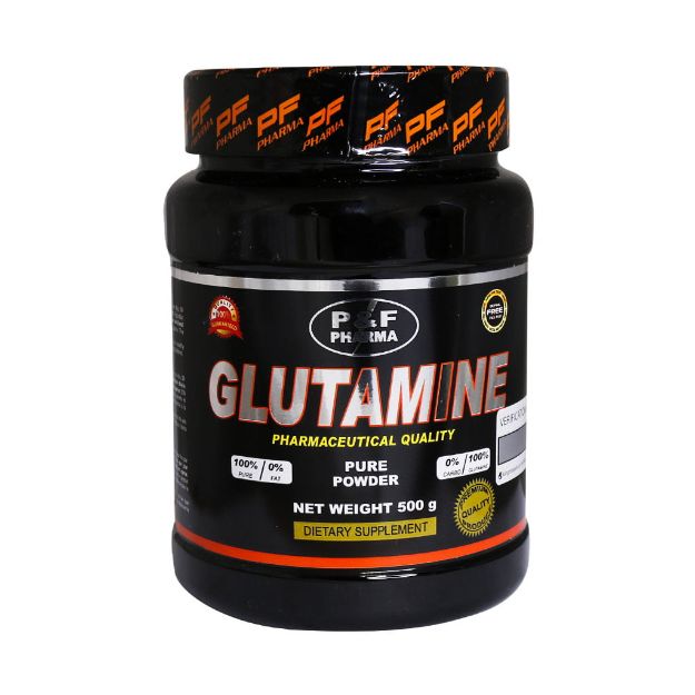 پودر گلوتامین پی اند اف فارما 500 گرم - P & F Farma Glutamin Powder 500 g