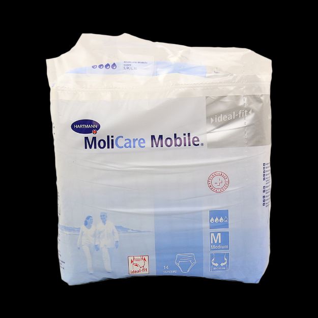 پوشک بزرگسالان شورتی مولی کر موبیل هارتمن ۱۴ عددی - Hartman molicare mobile adult dipears 14 pcs