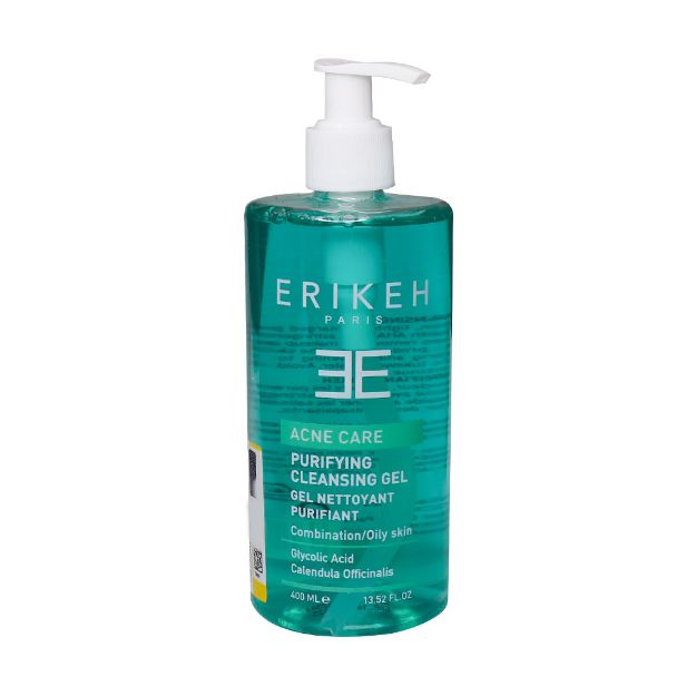 ژل پمپی پاک کننده و کنترل چربی پوست اریکه 400 میلی لیتر - Erikeh Purifying Cleansing Gel 400 ml