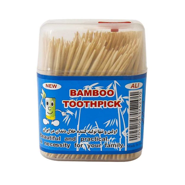 خلال دندان با چوب بامبو 200 عددی - Toothpick Bamboo 200 Pcs