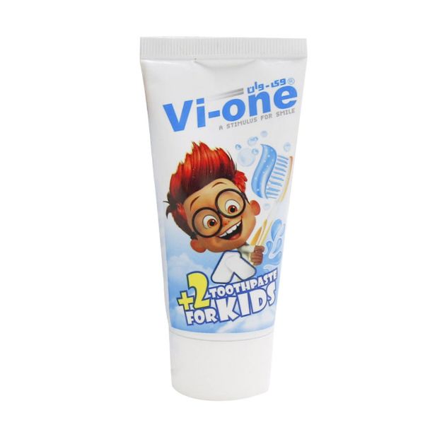 خمیردندان کودک وی وان با طعم آدامس 60 گرم - Vi-one 2 Plus Toothpaste For Kids 60 g