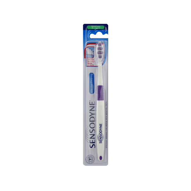 مسواک افکتیو کلینینگ سنسوداین با برس متوسط - Sensodyne Effective Cleaning Medium Toothbrush