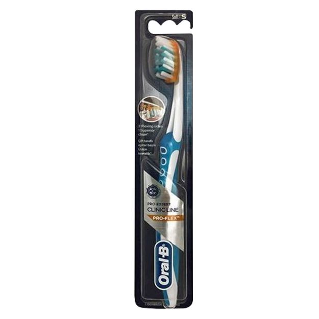 مسواک پرو اکسپرت کلینیک لاین پروفلکس اورال بی با فرچه نرم - Oral-B Pro Expert Clinic Line Pro Flex Toothbrush