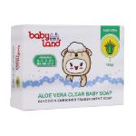 صابون شفاف بچه حاوی عصاره آلوئه ورا بیبی لند 100 گرم - Baby Land Aloe Vera Clear Baby Soap 100 g