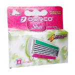 تیغ یدک زنانه دورکو مدل Shai بسته 4 عدد - Dorco cartridges Shai 4 Disposable Razors