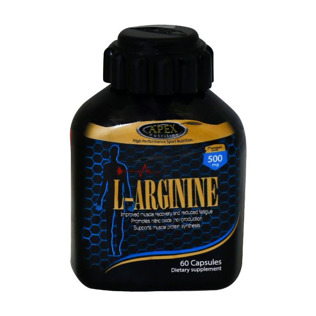 کپسول ال آرژنین 500 میلی گرم اپکس 60 عددی - Apex L-Arginine 500 mg 60 Cap