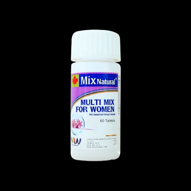 قرص مولتی میکس نچرال مناسب خانم ها ۶۰ عددی - Mix Natural Multi Mix For Women 60 Tabs