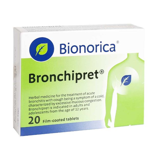 قرص برونشی پرت بیونوریکا 20 عدد - Bionorica Bronchipret 20 Film-Coated Tablets