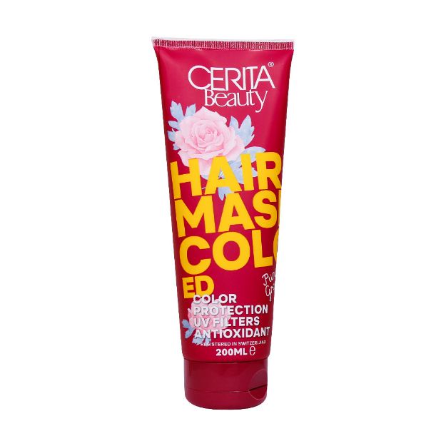 ماسک مو تیوپی موهای رنگ شده سریتا 200 میلی لیتر - Cerita Beauty Hair Mask For Colored Hair 200ml