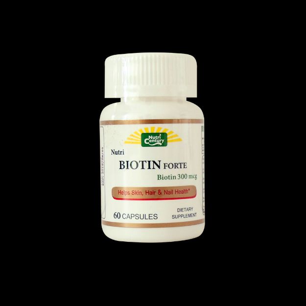 کپسول نوتری بیوتین 300 فورت نوتری سنتری ۶۰ عدد - Nutri Century Nutri Biotin Forte 60 Caps