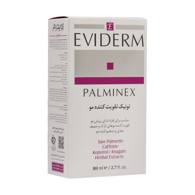 تونیک ضد ریزش مو پالمینکس اویدرم 80 میلی لیتر - Eviderm Palminex Anti Hair Loss Tonic 80 ml