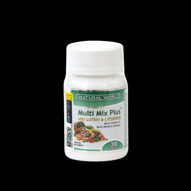 قرص مولتی میکس پلاس نچرال ورلد ۳۰ عددی - Natural World Multi Mix Plus 60 Tabs